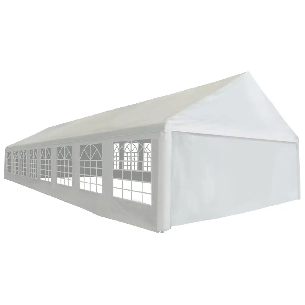 Tendone per Feste in PE 6x16 m Bianco 3051655