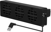 Ventilatore di raffreddamento per Nintendo Switch - USB - Ventilatore di raffreddamento per dock compatibile - Sostituto di raffreddamento - Ideale per i giocatori - Supporto di raffreddamento con cinghia adattabile