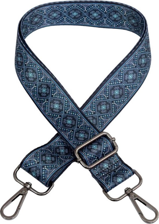 Fascia indossabile Ruitjes Indigo - cintura per borsa - regolabile - con fermagli - cinturino rimovibile - cinturino per borse