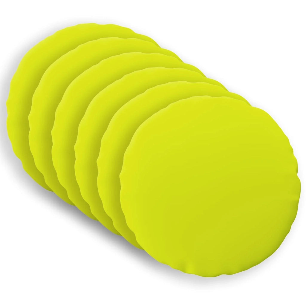 Federa 6 pcs HEERLEN Verde brillante. Ø 60 cm Poliestere 922992