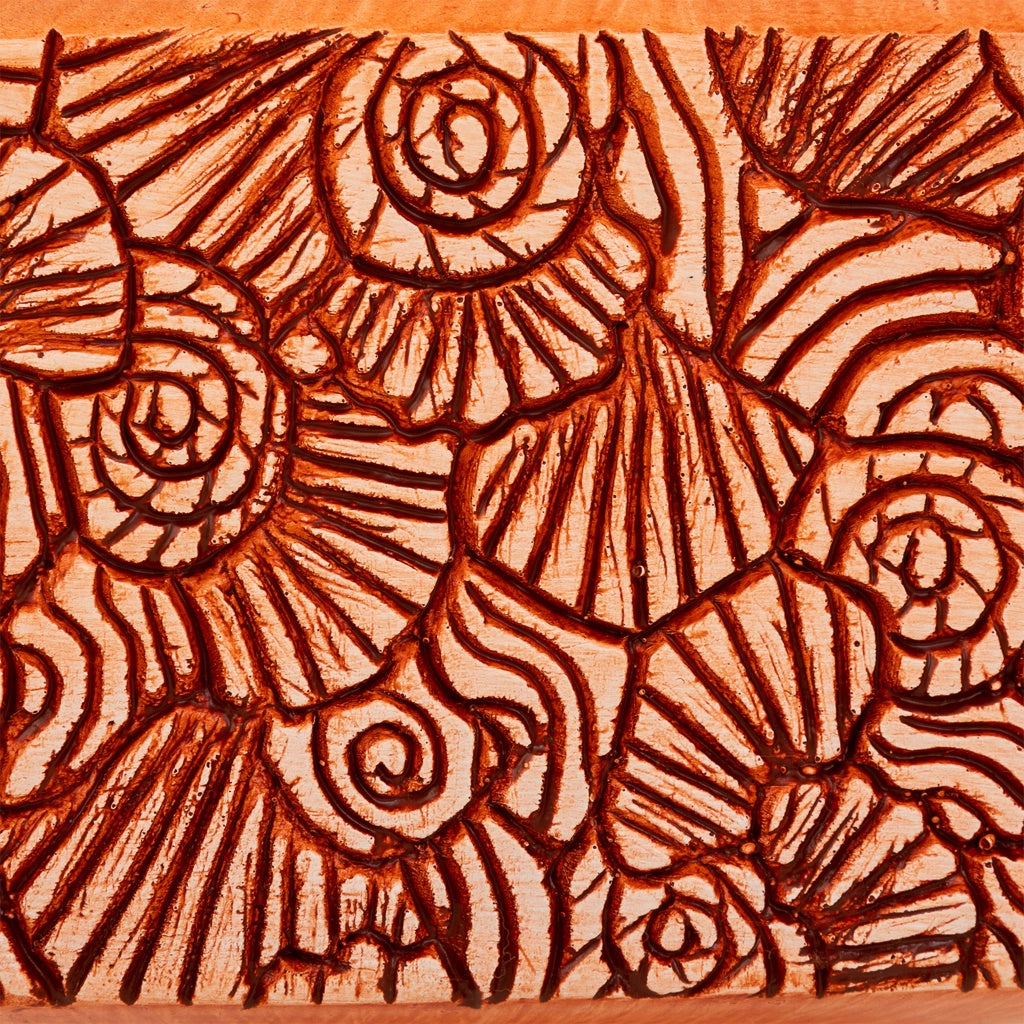 Scatola decorativa in poliresina arancione 16x16x13,5h