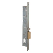 SERRATURA ELETTRICA DA INFILARE PER MONTANTI ALLUMINIO ART. 14020 - 14021 E18 SX -front.mm 16 scrocco autobl.  - CISA