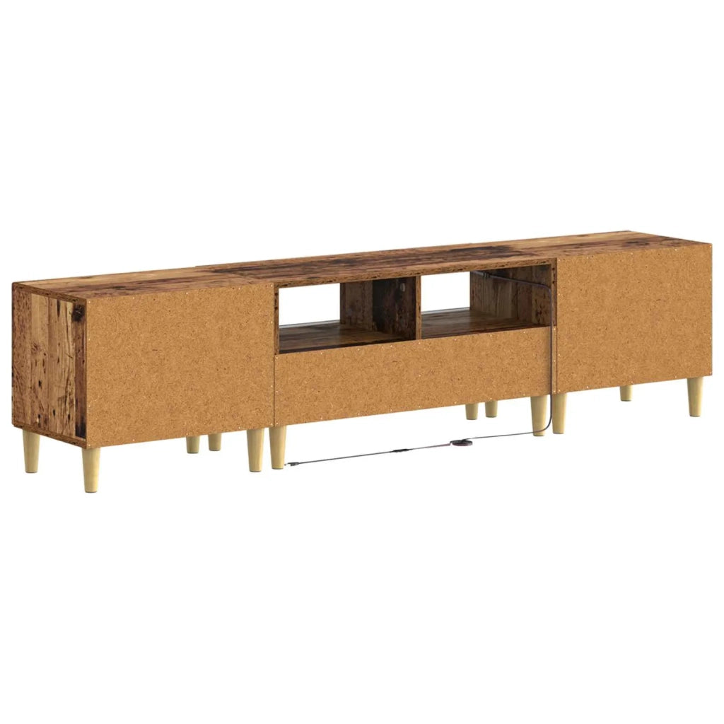 Mobile TV LED a 5 pezzi Legno antico Legno ingegnerizzato 3416769