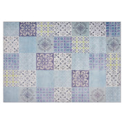 Tappeto tappetino Tessuto Multicolore 140 x 200 cm Patchwork Rettangolare costiero