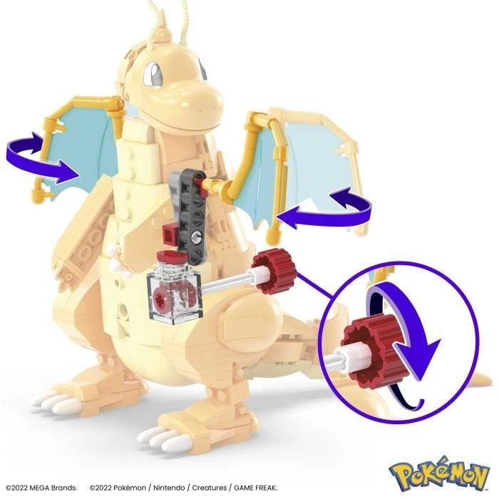 MEGA TRUST - Pokemon - Dracolosse - Costruzione - 6 anni e +