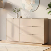 Madia Sivas51A con anta e 3 cassetti colore cashmere 160 cm
