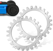 Antiscivolo Ruote Spine Robotmietile 2 Pezzi Argento Acciaio