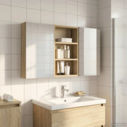 Set di Armadi da Bagno con lo scaffale 3 pcs 90 x 10,5 x 50 cm 3403666