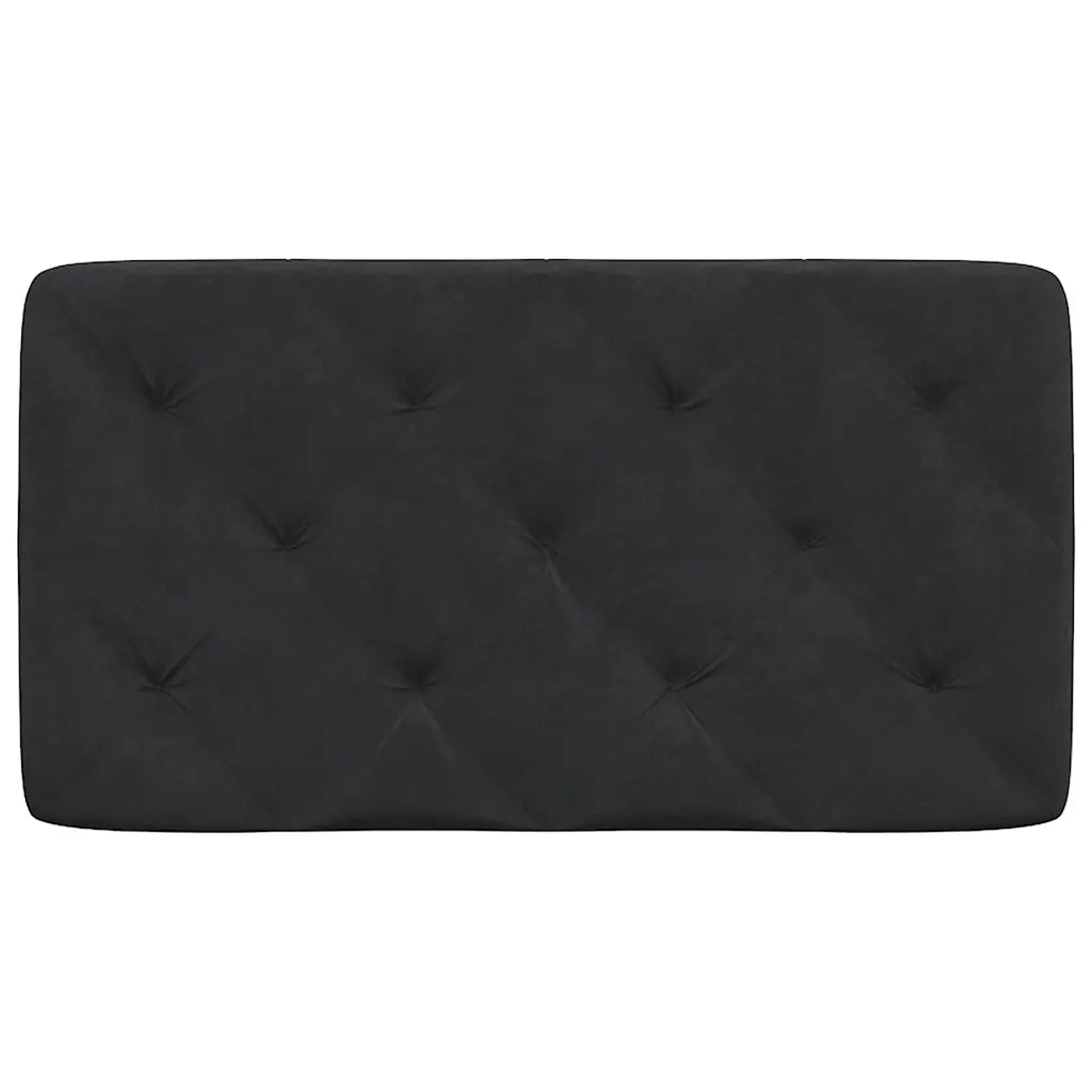 Cuscino Testiera Nero 80 cm in Velluto CFW6036134