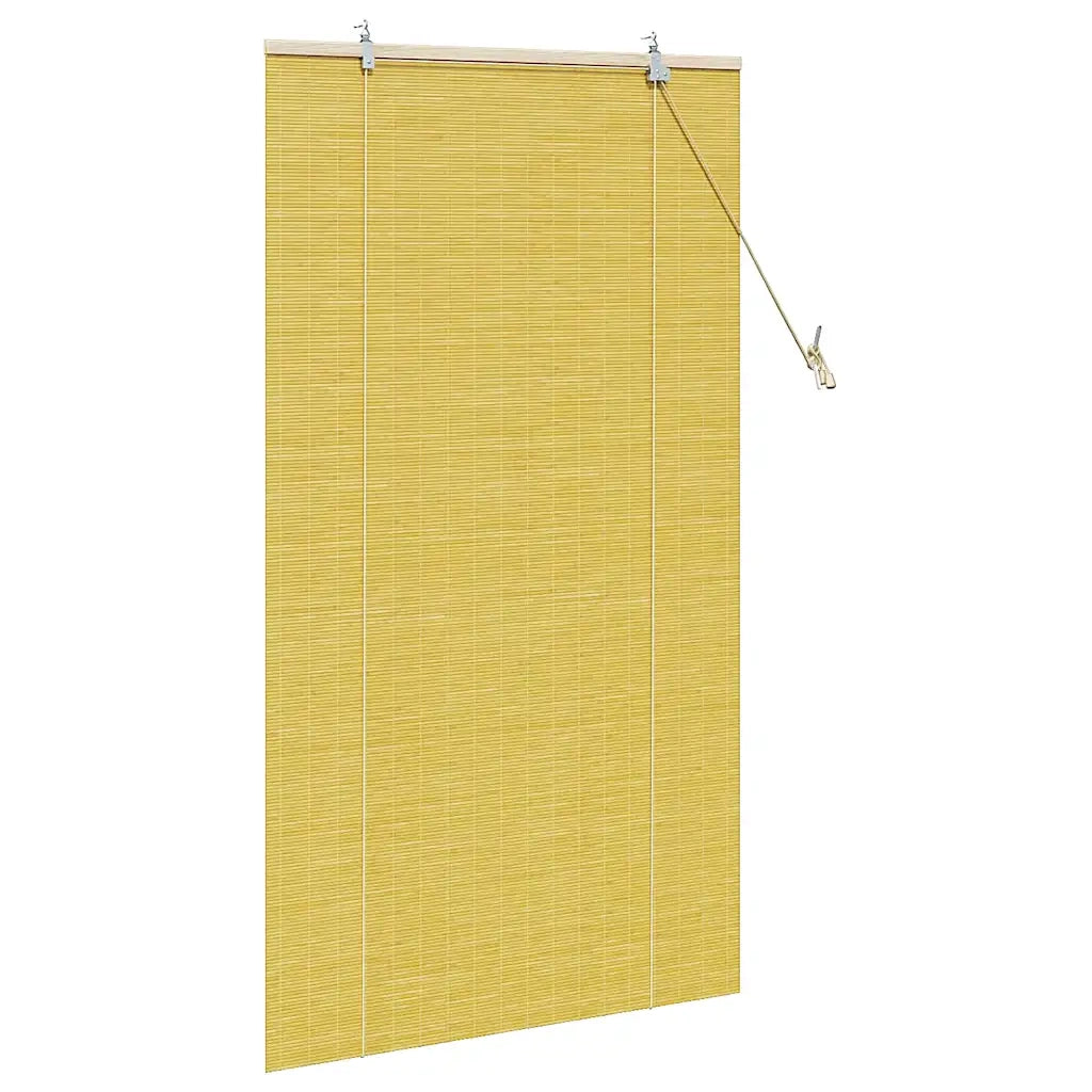 Tenda a rullo | Tenda avvolgibile Giallo 80 x 160 cm Bamb¨´
