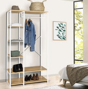 Cassettiera aperta in stile industriale con piattaforme di appoggio 90 cm – alta qualità – materiale duraturo – design elegante – adatto all'uso quotidiano – stile moderno – comfort e divertimento