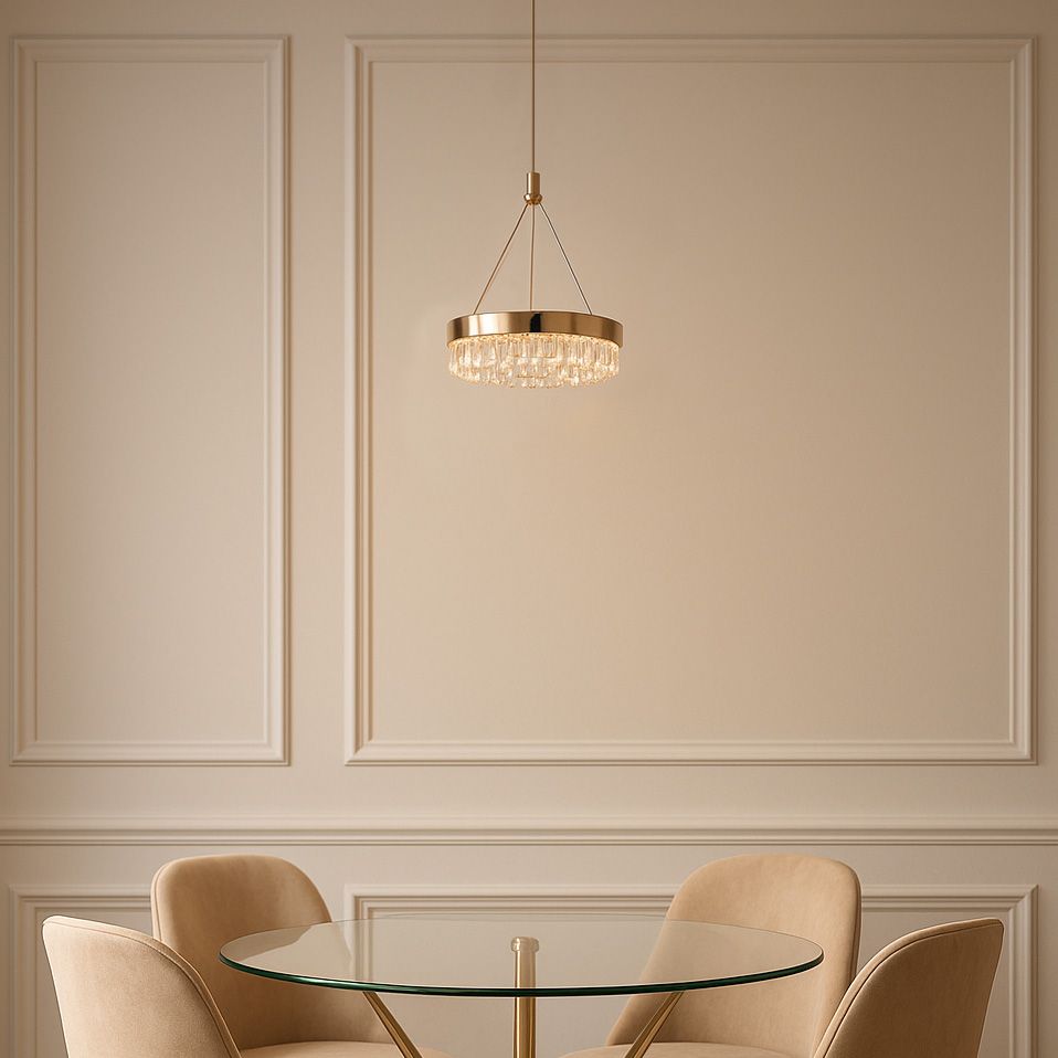 Lampada A Sospensione Led Lhj097-cp Gold