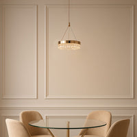 Lampada A Sospensione Led Lhj097-cp Gold