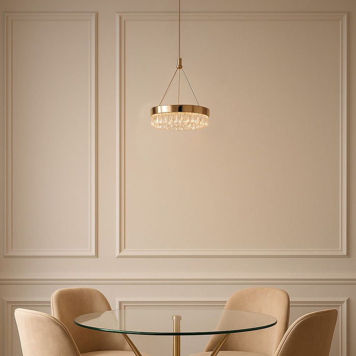 Lampada A Sospensione Led Lhj097-cp Gold