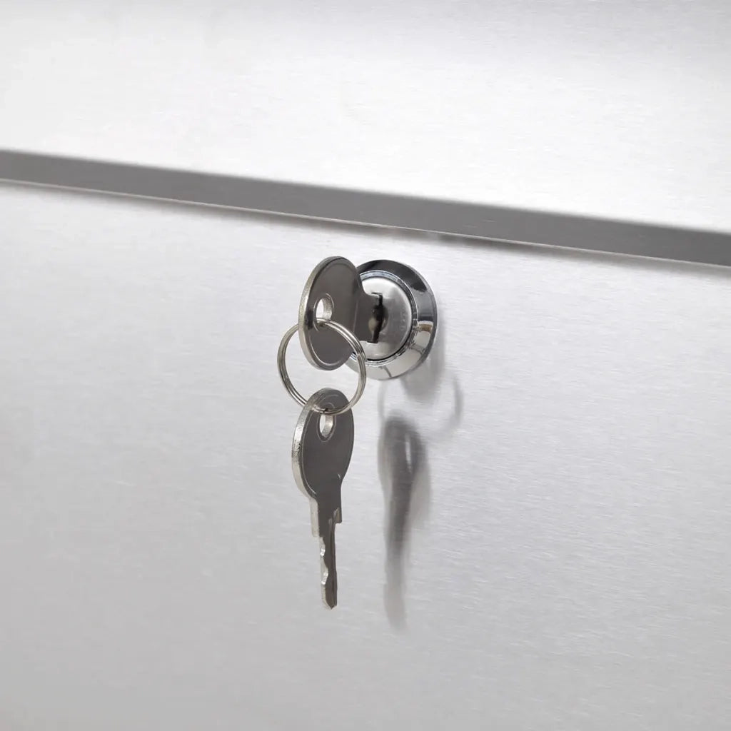 Cassetta della posta in acciaio inossidabile 37,5 x 13 x 31 cm 50352