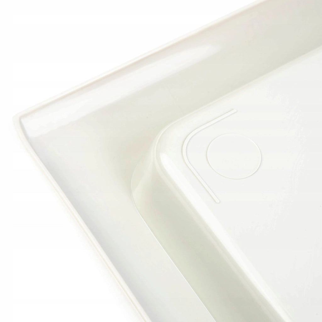Vassoio da portata in plastica KADAX per cucina, camerieri, bar, grande 40x28 cm