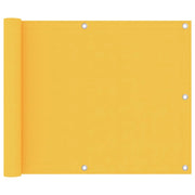 Schermo per balcone schermo per la privacy 75 x 600 cm tessuto Oxford giallo 02_0010198