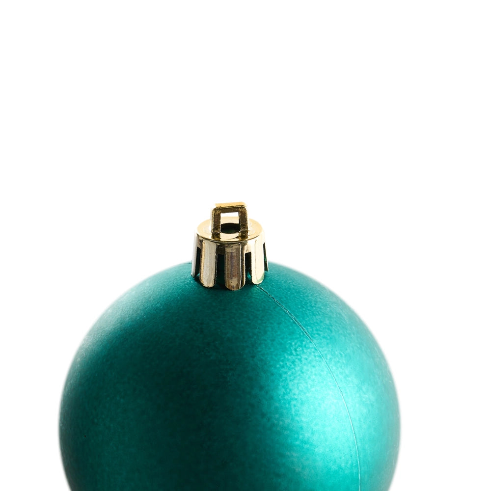 Set di 100 palle di Natale in plastica multicolore appese all'albero di Natale in stile tradizionale e moderno Palle di Natale