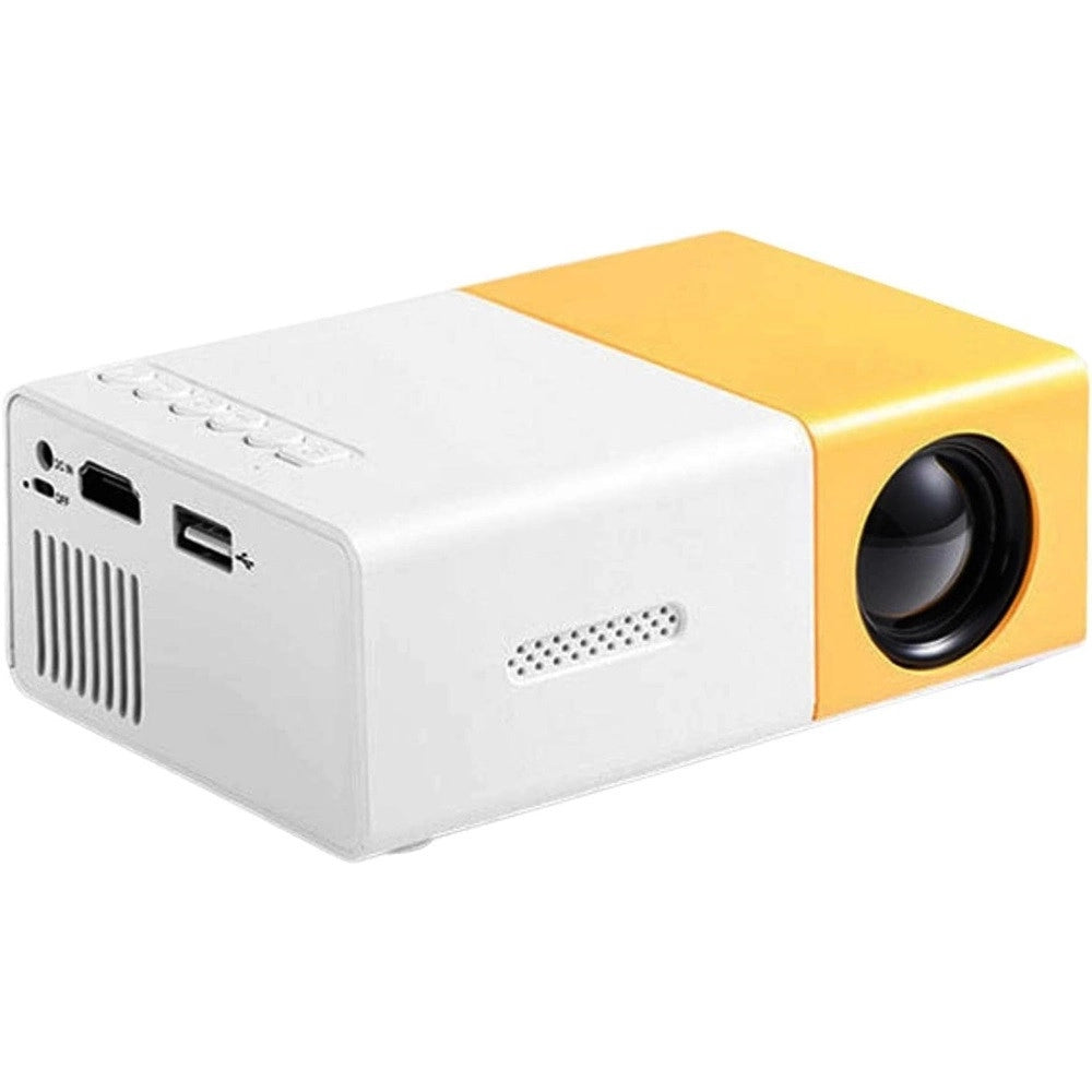 Trade Shop - Mini Proiettore Portatile 1080p Telefono Smart Home Uso Esterno Usb Laptop Ios -