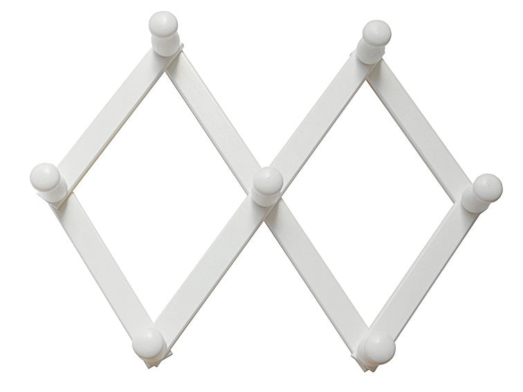 APPENDIABITI ESTENSIBILE A 7 GANCI BIANCO**- DIESSE- 2,0 pz