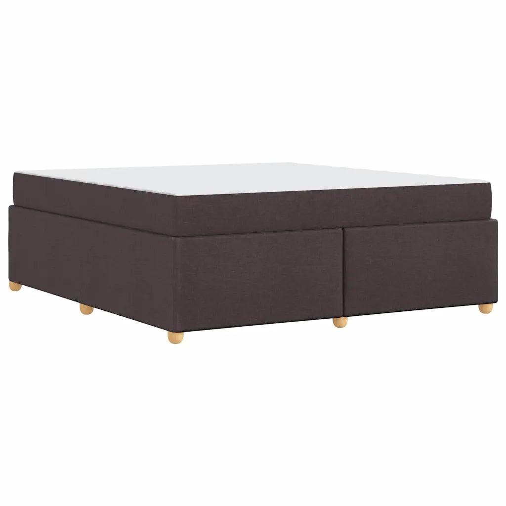 Struttura del letto Marrone Scuro 180 x 200 cm Tessuto