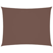 Parasole a vela | Telo Ombra | Vela da ombra Oxford Rettangolare 2,5x3,5 m Marrone