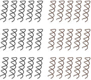 Spille per capelli a spirale 30 pezzi - Anti-kras - Materiale leggero - Adatto per ragazze/donne - Dimensioni 5 cm x 1 cm - Spille per capelli a bobby