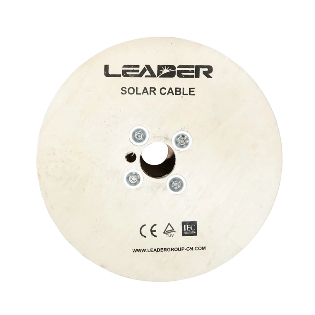 Bobina di cavo per pannello solare 6mmx1000m nero 1,5KV, H1Z2Z2-K Leader