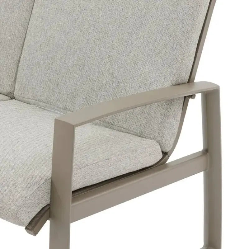 Set salotto hespéride Meloane tortora 5 posti cm 120x59x38 h