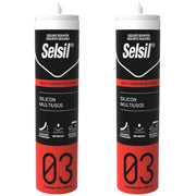 Silicone universale acetico plus trasparente impermeabile antimuffa 280 ml *** quantità pezzi 2, confezione 1