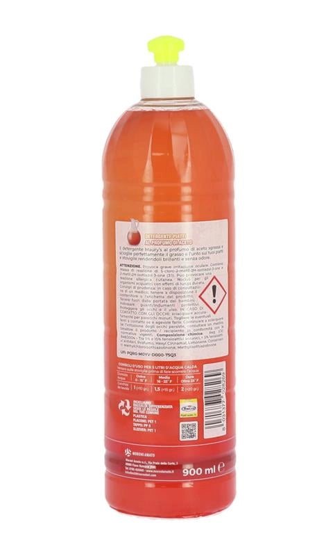 MAURY'S LIQUIDO PER PIATTI 900ML IGIENIZZANTE AL PROFUMO DI ACETO