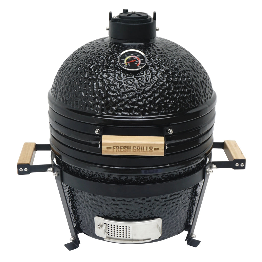 Kamado Grill 40,6 cm (16") BBQ Ceramico a Carbone Smoker con Supporto