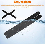 Set di Sosteggi Silicone a Quattro Elementi, Pannelli di Sostegno Pieghevoli Resistente al Calore, Protezione fino a 250 Gradi Celsius