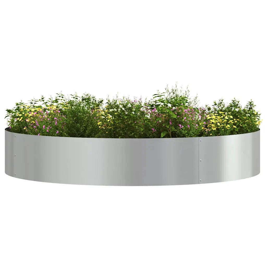 Anello per vaso Argento 120 x 120 x 20 cm Acciaio zincato 873644