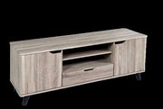 ERMES MOBILE PORTA TV CON 2 ANTE, CASSETTO E 2 VANI 140 X 40 X 50 CM COLORE OLMO