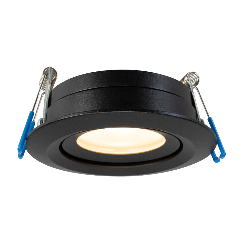 Faretto incasso Lagos orientabile GU10 nero IP65 LP