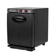 ZMH Scaldasalviette nero 5L scaldasalviette rotante a 360° asciugasalviette UV per saloni di bellezza e spa