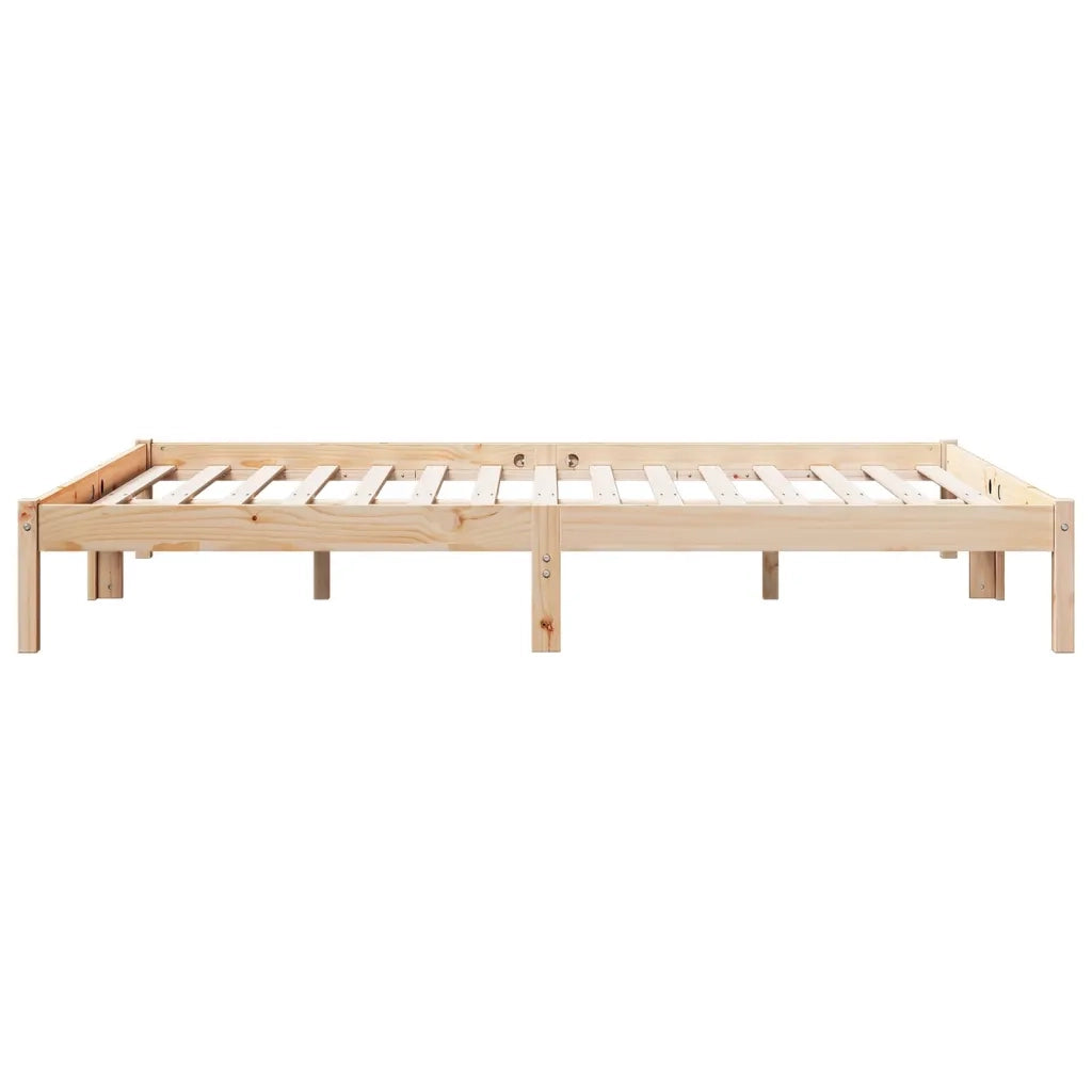 Letto Extra Lungo senza Materasso 160x220 cm in Legno di Pino
