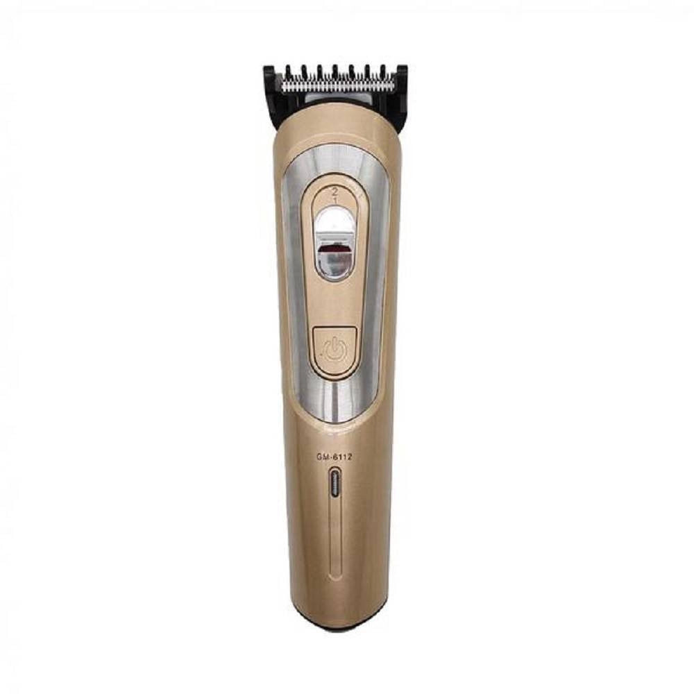 Trade Shop - Tagliacapelli A Batteria Gm-6112 Rasoio Ricaricabile Professionale Trimmer Barba -