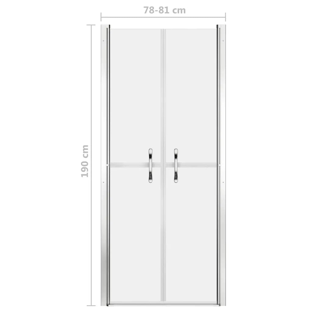Porta per Doccia in ESG Satinato 81x190 cm CFW2714664