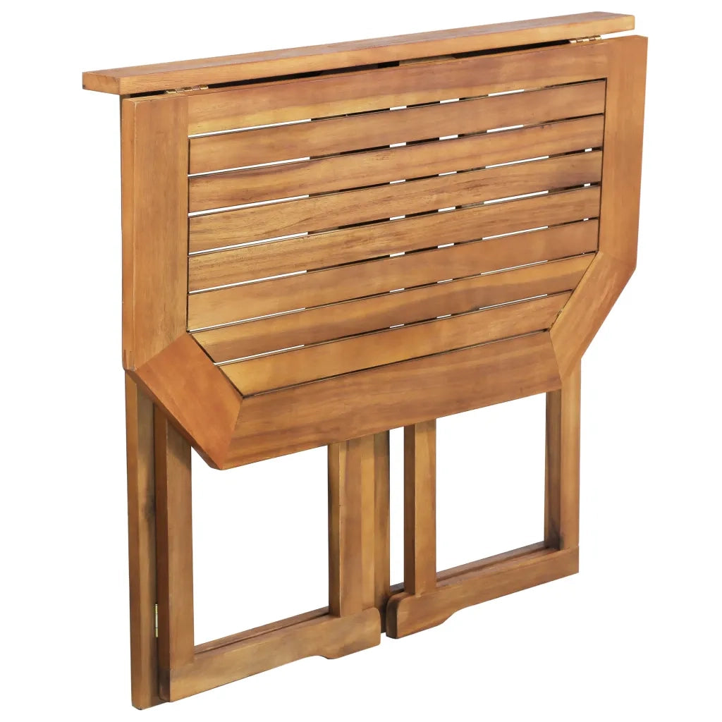 Set da Bistrot 4 pz in Legno Massello di Acacia 3057864