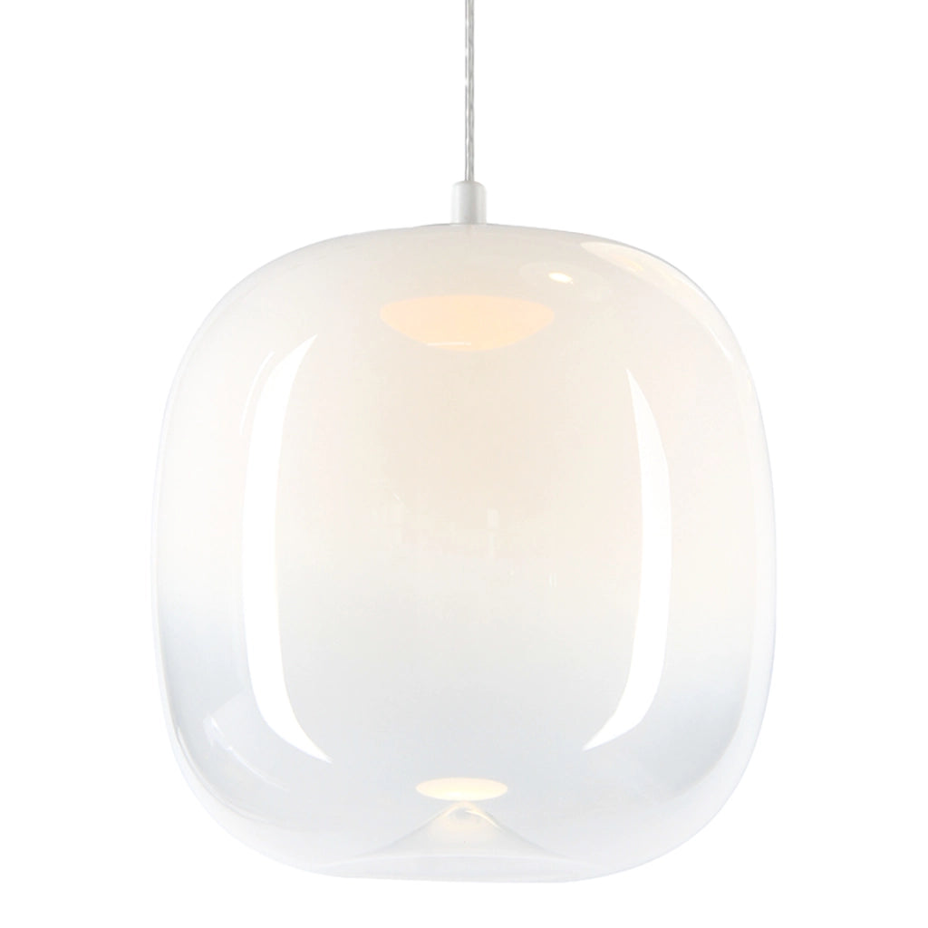 Lampada a sospensione VASO Milagro vetro bianco LED 4W 3000K