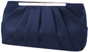 Borsa da sera in satin per donne, elegante borsa da sera piegata in satin, portafoglio per donne, borsa da sera argento per matrimonio