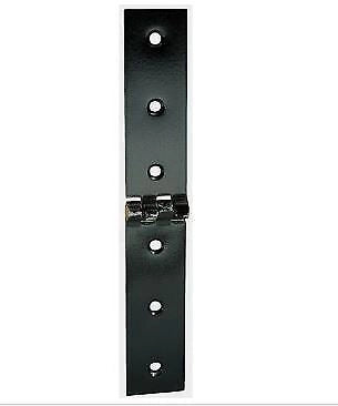 Vigor-Blinky Cerniere Ase Verniciate Nere 12 Pezzi 220mm