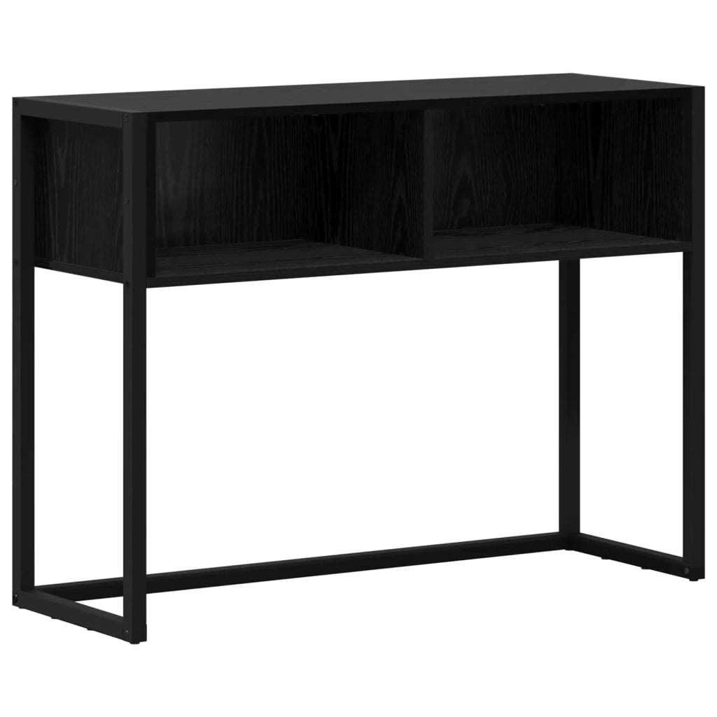 Tavolino Rovere Nero 100 x 36 x 75 cm Legno ingegnerizzato 886690