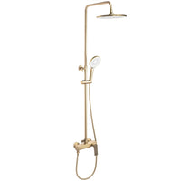 Set Doccia Rea Avalon Gold Brush