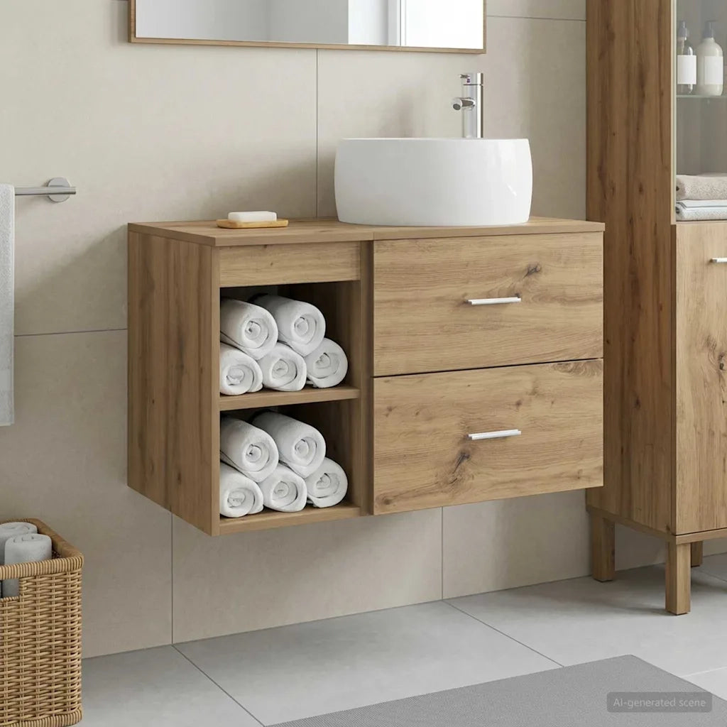 Set di mobili per il bagno 2 pcs Rovere Artigianale 3403927