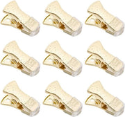 35 mini klemme krokodile in metallo con veer per 35 unità - Ideali per ufficio, casa e organizzazione - Clip bulldog multifunzionali - Klemme per fili, foto e tende