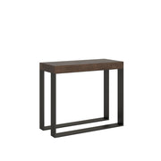 Consolle Allungabile 90-300x40x77 cm in Nobilitato Marrone