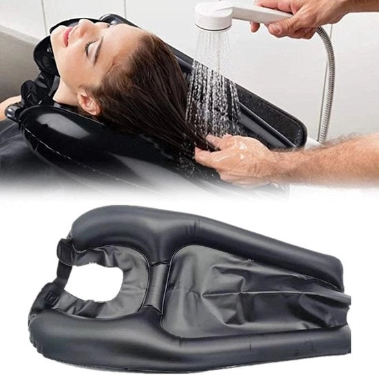 Saponiera portatile - Saponiera portatile gonfiabile - Lavandino - Per parrucchieri - Lavandino mobile - Assistenza domiciliare - Must have!